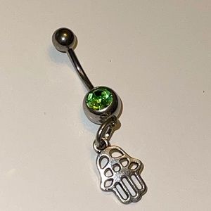 Handmade “Palmreader” belly ring